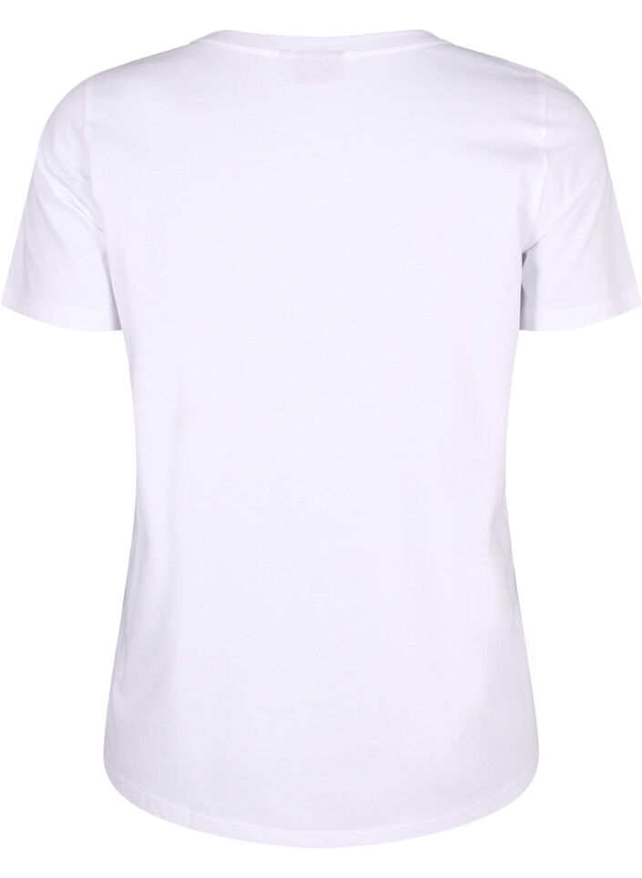 T-shirts mit Blumenmotiv, Bright W. w. Flower, Packshot image number 1