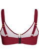 Strukturiertes Bikini Top mit Golddetail, Rot, Packshot image number 1