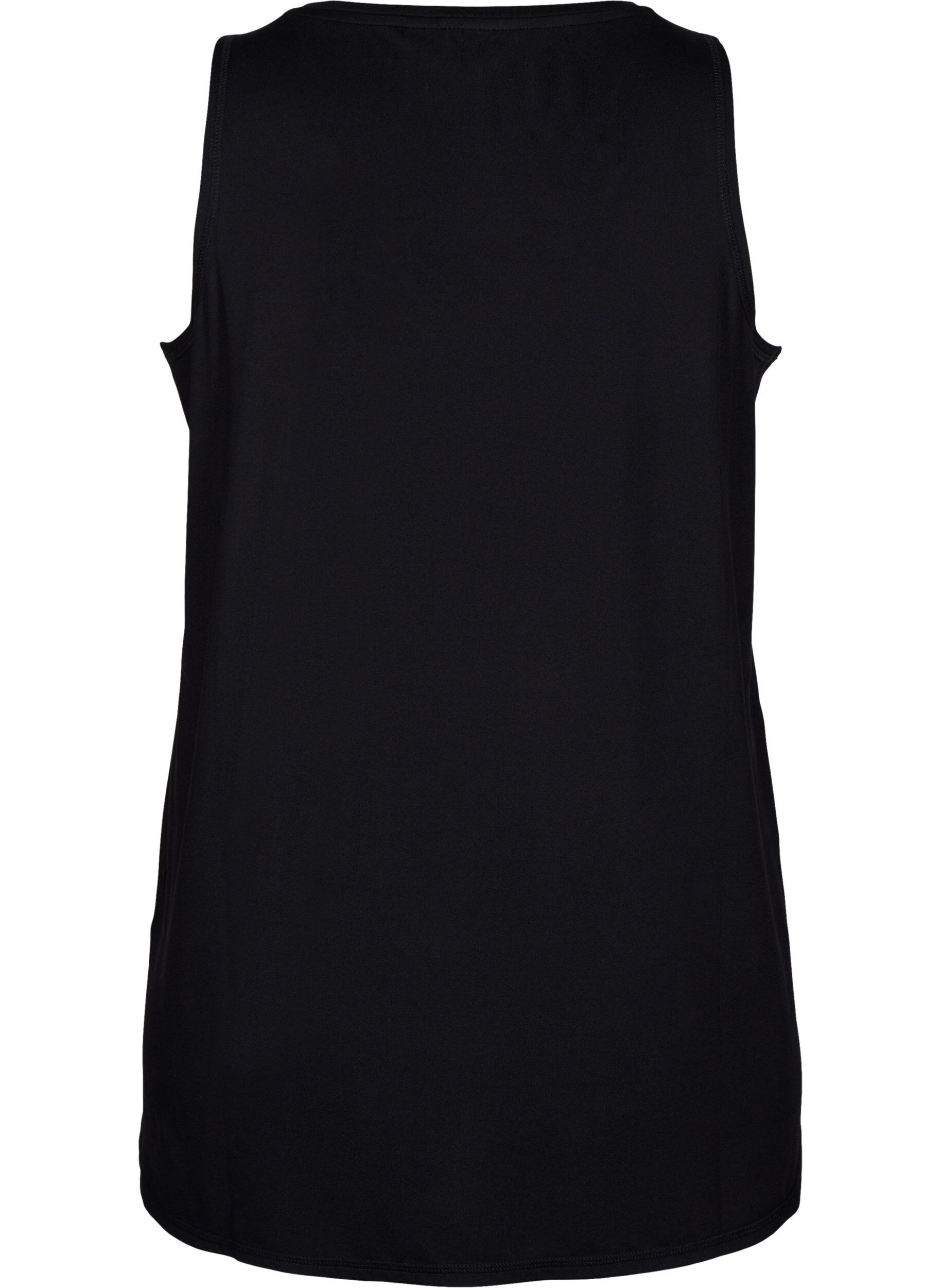 ZizziTrainingsoberteil mit V-Ausschnitt, Black, Packshot image number 1