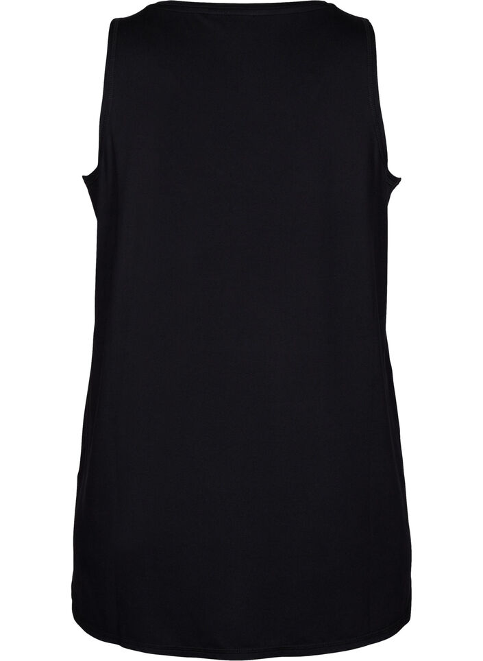 Trainingsoberteil mit V-Ausschnitt, Black, Packshot image number 1