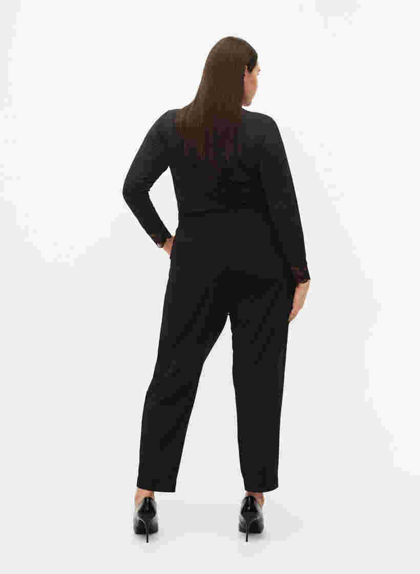 Klassische Hose mit Taschen, Black, Model image number 1