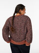Strickpullover mit Animalprint und flauschigem Finish, Rot, Model image number 2