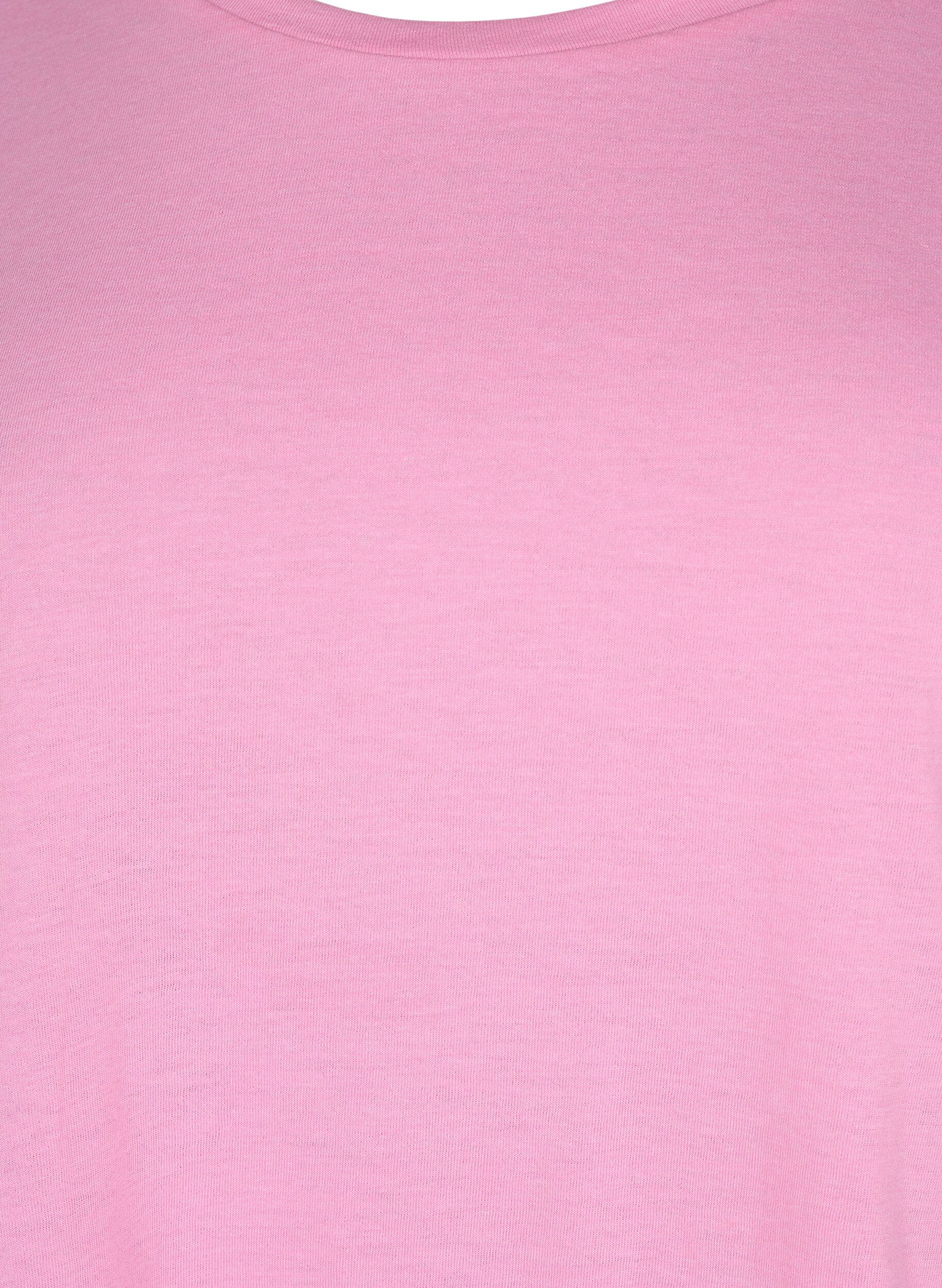 Zizzi2er-Pack kurz&auml;rmlige T-Shirts, Pink, Packshot image number 2