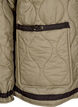 Kurze Steppjacke mit Kontrastdetails, Beige, Packshot image number 3