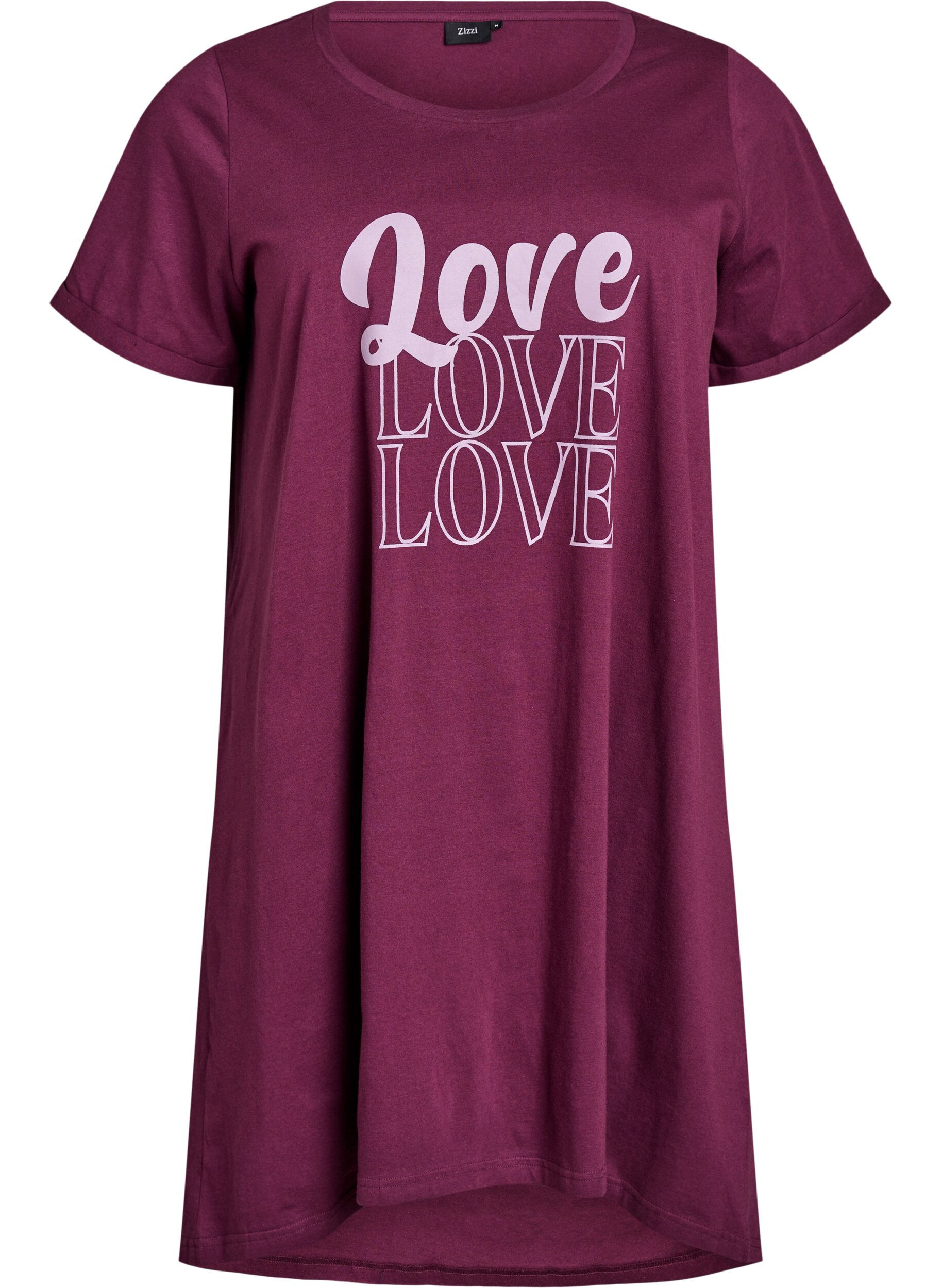 Kurz&auml;rmeliges Nachthemd aus Bio-Baumwolle