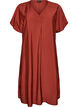 Kleid aus Viskose mit V-Ausschnitt, Rot, Packshot image number 0