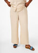 Lockere Hose mit elastischem Bund und Taschen, Beige, Model image number 2