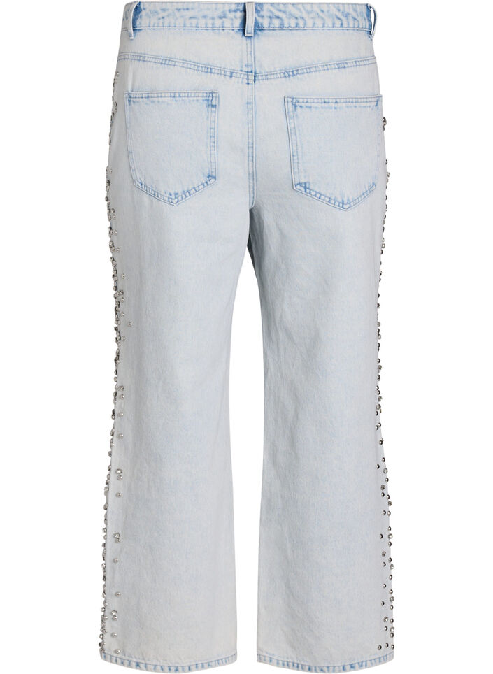 Kiana Jeans mit Zierdetails an den Seiten, Blau, Packshot