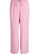 Lockere Pyjamahose aus Seersucker mit hoher Taille, Pink, Packshot image number 0
