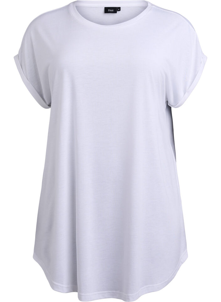 Kurz&auml;rmliges Nachthemd mit Textdruck, , Packshot image number 0