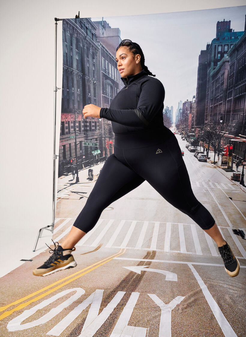 Baselayer-Bluse mit Taschen und Mesh, Black, Image image number 0