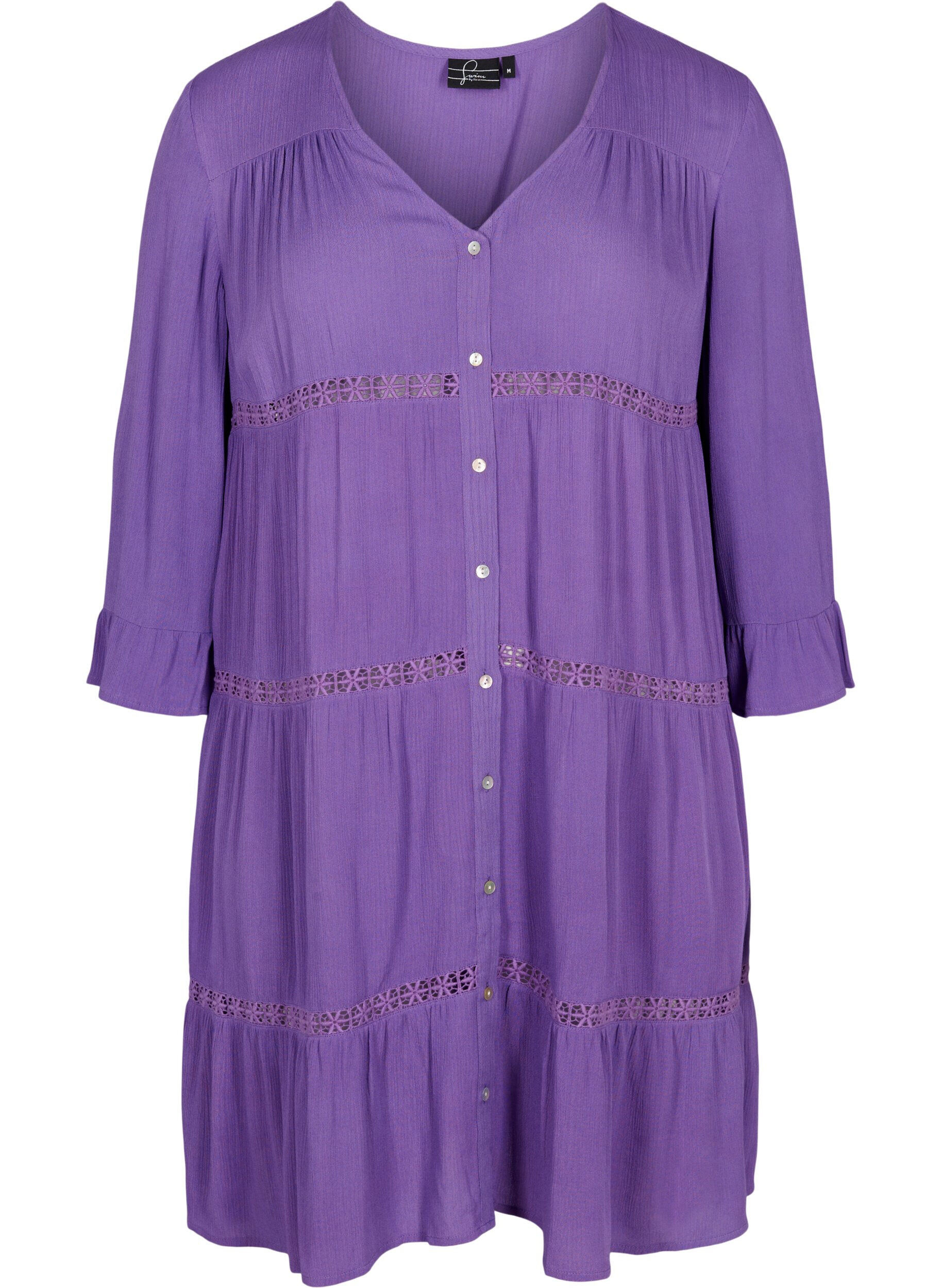 ZizziViskose Strandkleid, Royal Lilac, Packshot image number 0