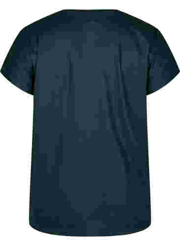 Einfarbiges Trainings-T-Shirt, Scarab, Packshot image number 1