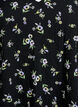 Kleid mit kurzen &Auml;rmeln und V-Ausschnitt, Schwarz, Packshot image number 2
