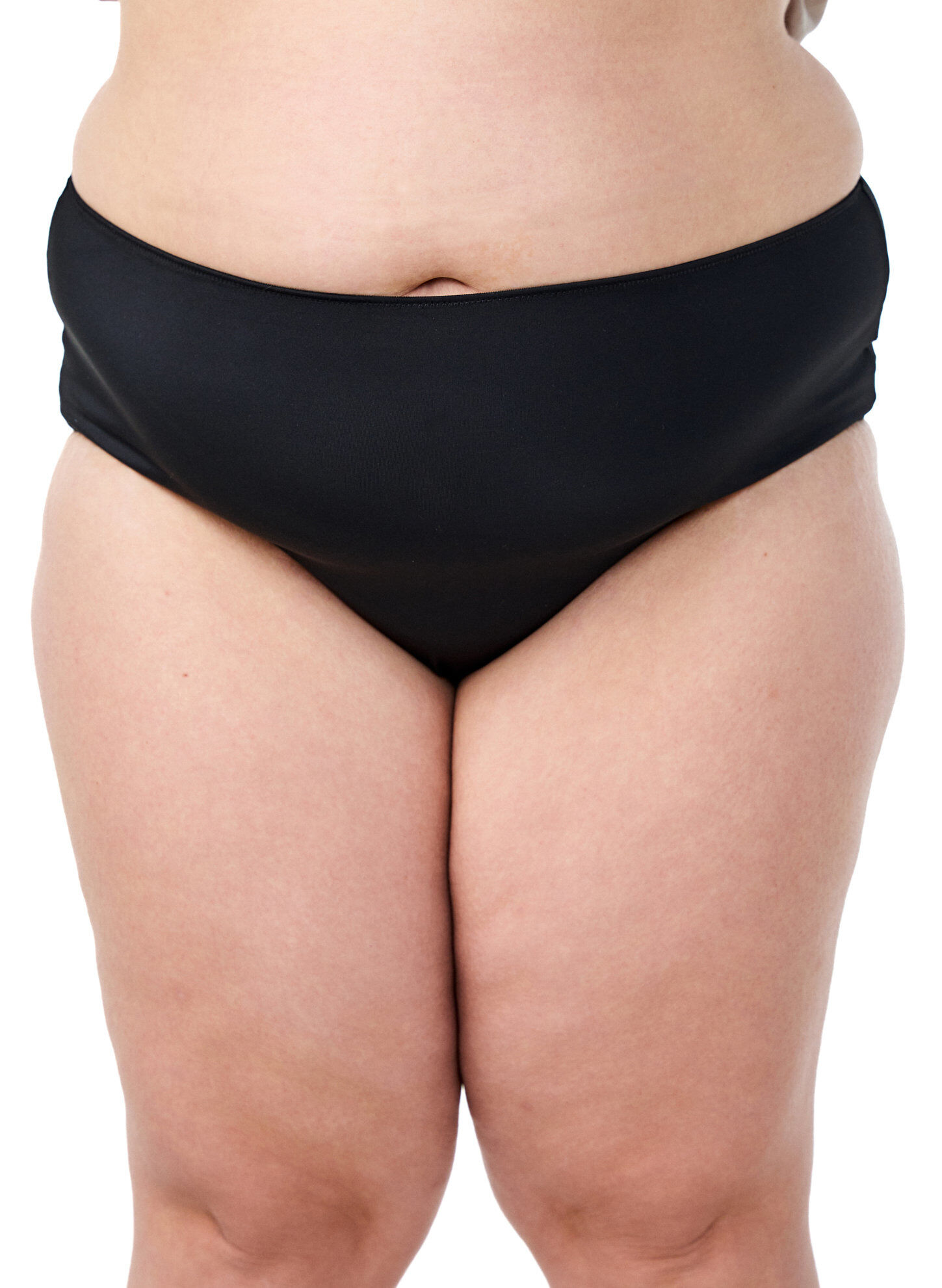 ZizziSlip aus Mikrofaser mit Innentasche, Schwarz, Model image number 2