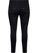 Cropped Amy Jeans mit Rei&szlig;verschluss, Schwarz, Packshot image number 1