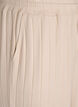 Loungehose aus geripptem Jersey mit hoher Taille, Beige, Packshot image number 2