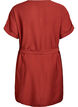Kurzes Kleid mit lockerer Passform und Bindegürtel, Rot, Packshot image number 1