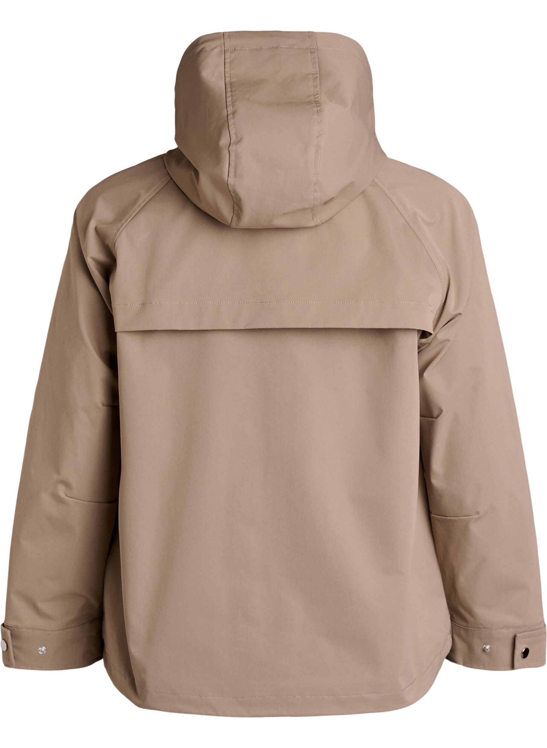 ZizziKurze Fr&uuml;hlingsjacke mit abnehmbarer Kapuze, Beige, Packshot image number 1