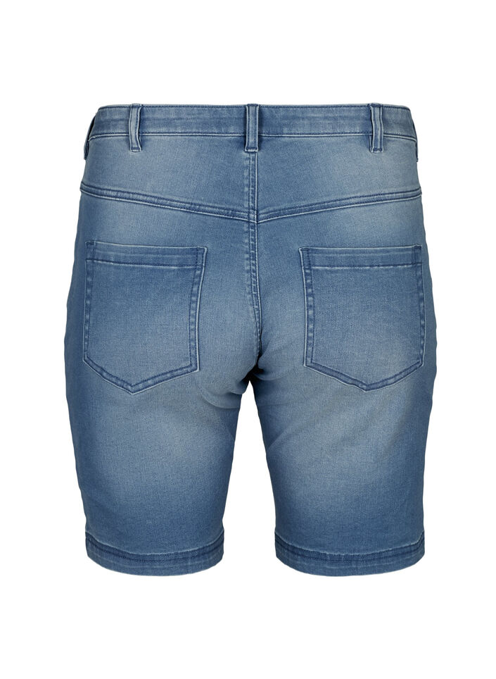 Slim Fit Emily Shorts mit normaler Taille, Blau, Packshot image number 1