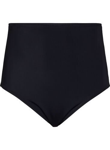 Bikini-Hose mit extra hoher Taille, Black, Packshot image number 0