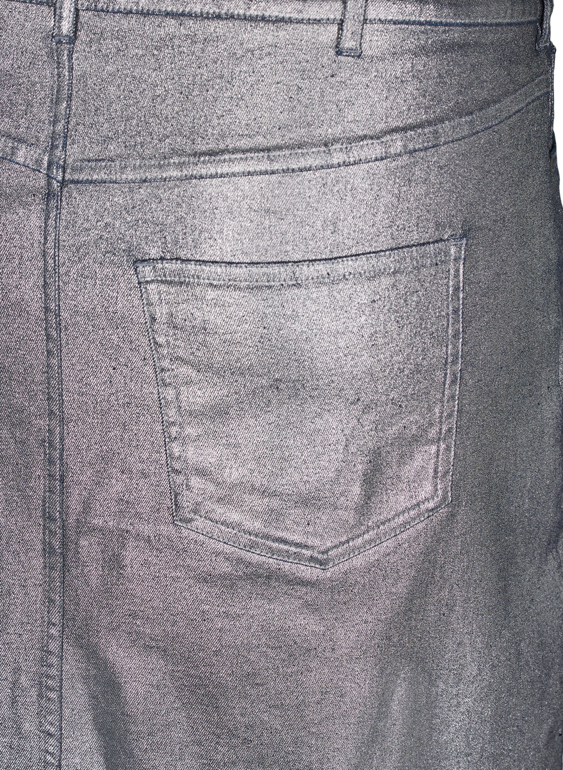 ZizziMidirock in Silberoptik, Gun Sliver, Packshot image number 2