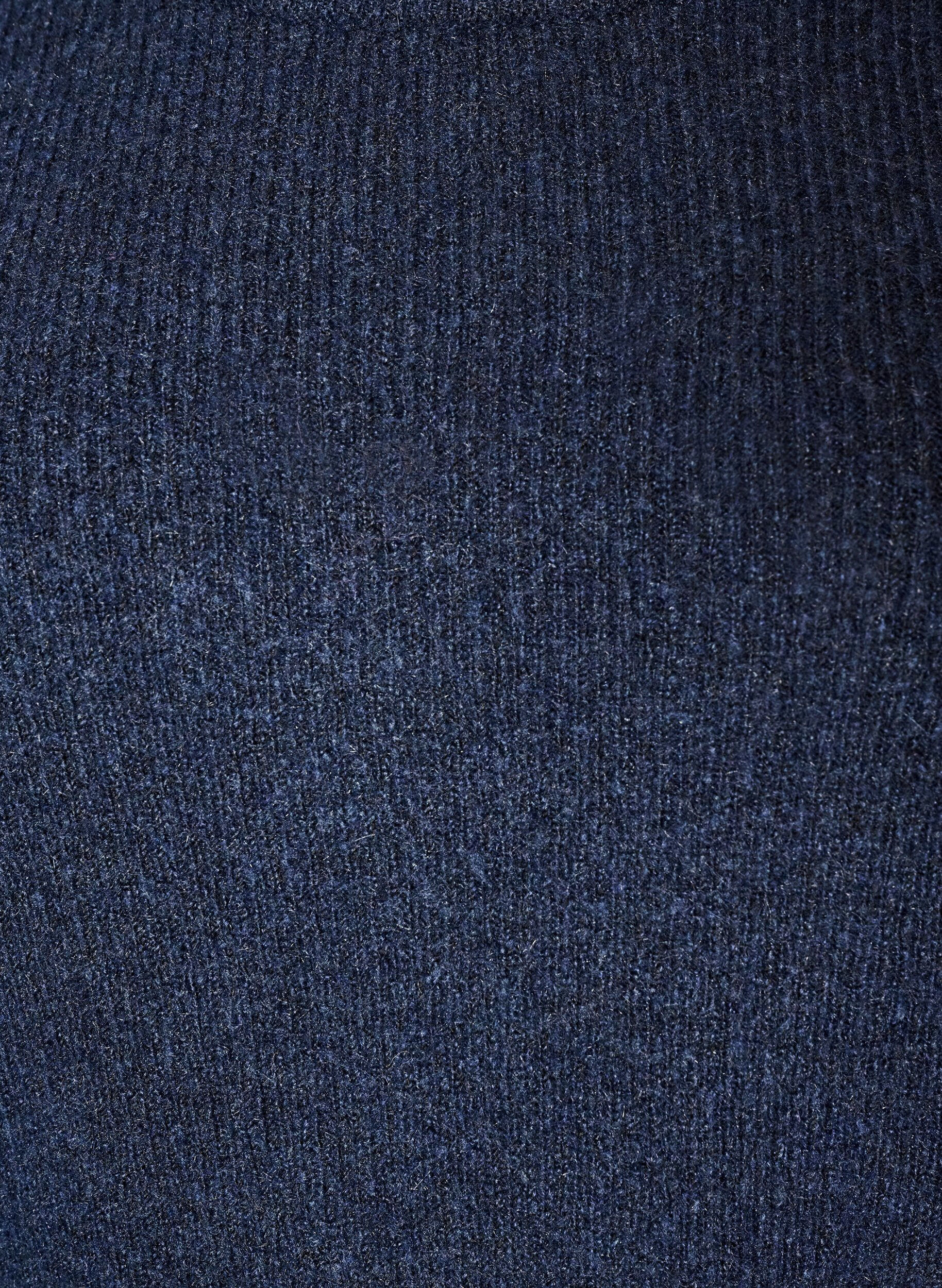 ZizziMelierte Strickbluse mit Rundhalsausschnitt, Blau, Packshot image number 2