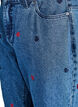 Gemma Jeans mit hoher Taille und aufgestickten Details, DB Hearts, Packshot image number 2