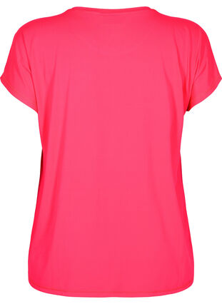 Kurzärmeliges Trainings-T-Shirt, Neon Diva Pink, Packshot image number 1