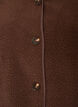 Teddyjacke mit Rundhalsausschnitt und Kn&ouml;pfen, Braun, Packshot image number 2