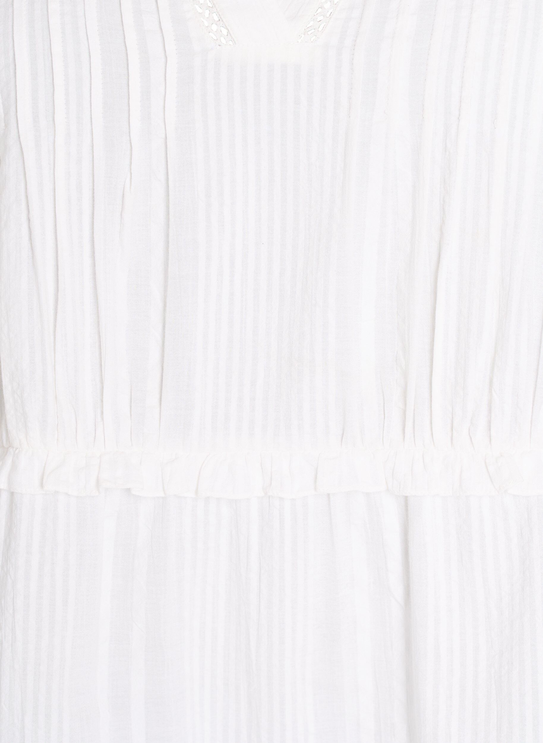 ZizziA-f&ouml;rmige Tunika mit R&uuml;schen, Wei&szlig;, Packshot image number 2