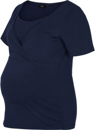 Kurzarm Schwangerschafts-T-Shirt aus Baumwolle, Night Sky, Packshot