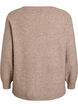 Bluse aus Strick mit Strasssteinen und Nieten, Beige, Packshot image number 1