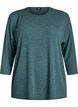 Bluse aus Jersey mit 3/4-&Auml;rmeln , Gr&uuml;n, Packshot image number 0