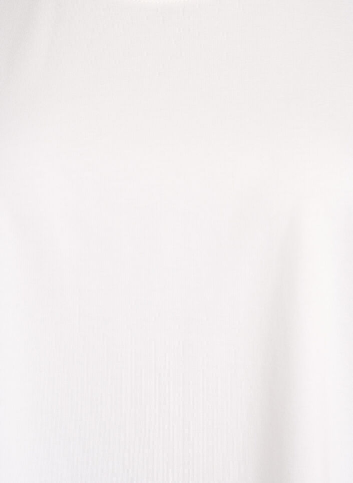 Oversize-T-Shirt mit halben Ärmeln, Weiß, Packshot image number 2