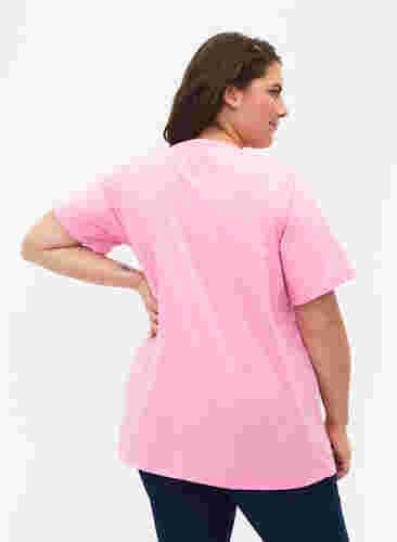 FLASH - T-Shirt mit Rundhalsausschnitt, Begonia Pink, Model image number 1