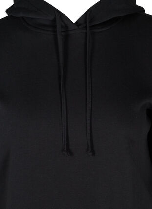 Sweatshirt mit Kapuze, Black, Packshot image number 2