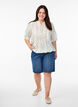Bluse mit Print und 1/2-&Auml;rmeln, Wei&szlig;, Model image number 1