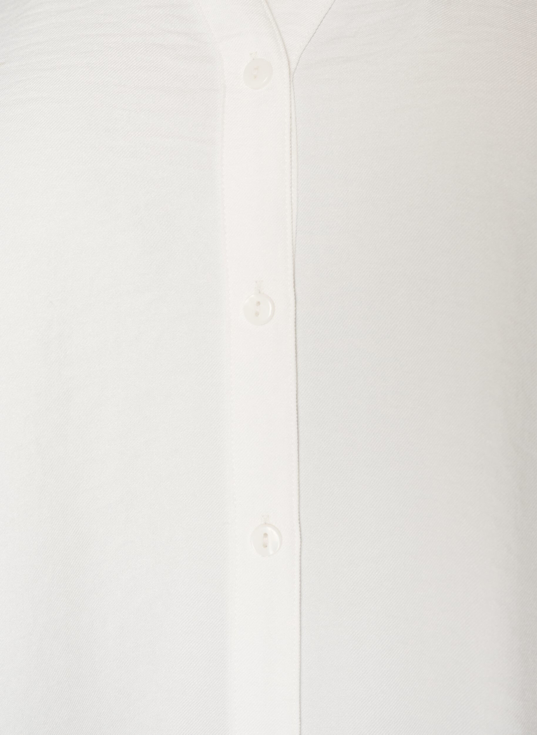 ZizziLockere Bluse mit V-Ausschnitt, Wei&szlig;, Packshot image number 2