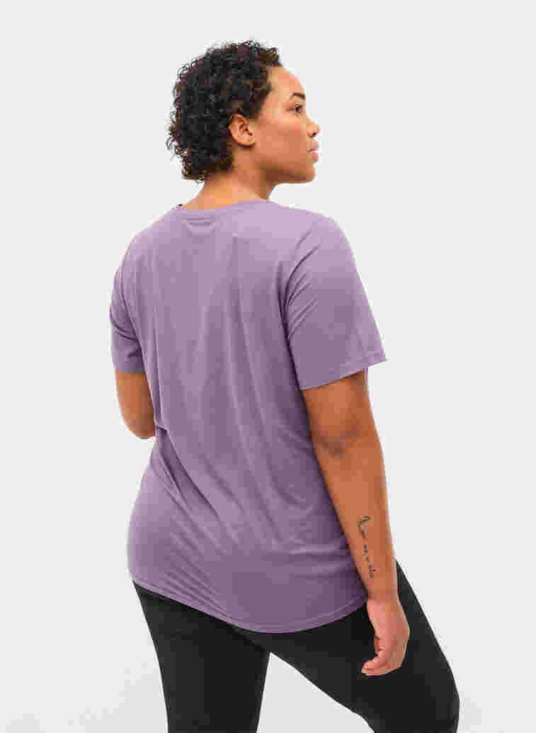 Schwagnerschafts-Trainings-T-Shirt, Purple Sage, Model image number 1