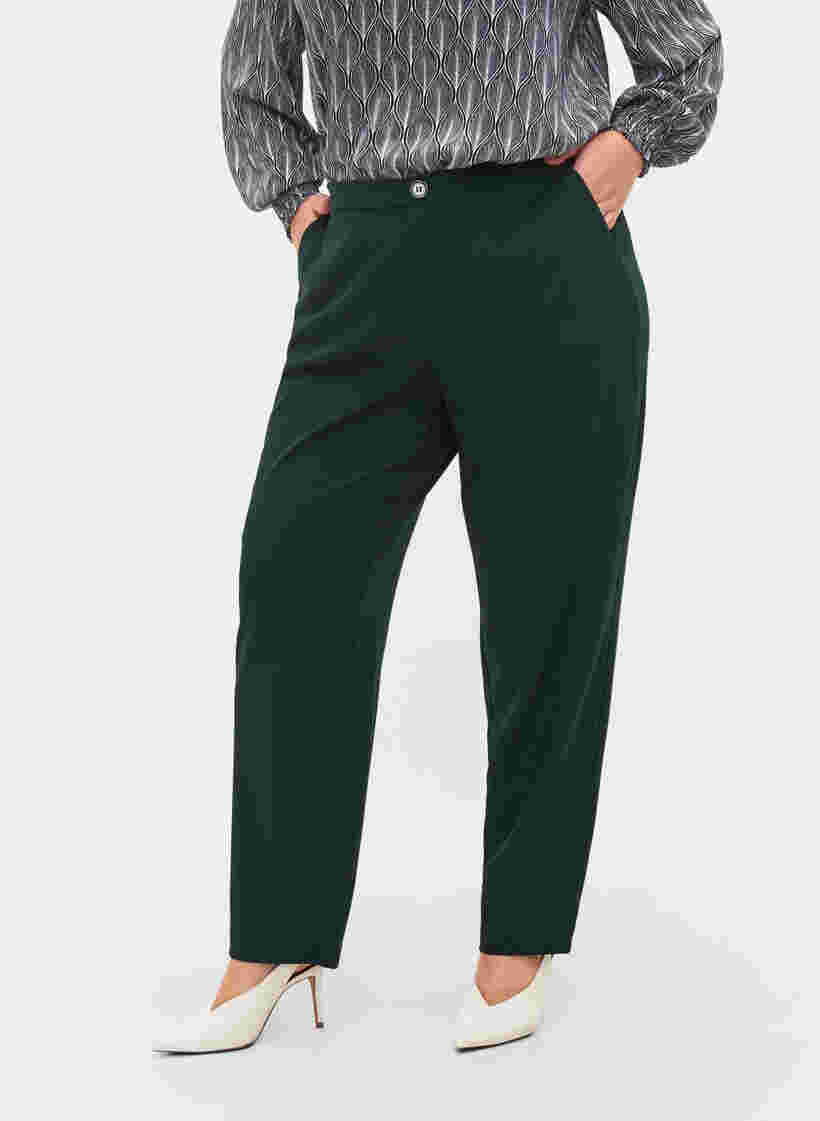 Klassische Hose mit Taschen, Scarab, Model image number 2