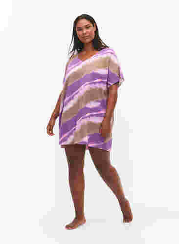 Bedrucktes Strandkleid aus Viskose, Fantom Print, Model image number 2