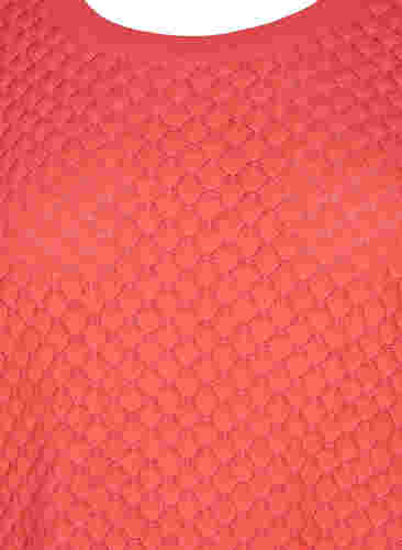 Gemusterte Strickbluse aus Bio-Baumwolle mit 3/4-Ärmeln, Dubarry, Packshot image number 2