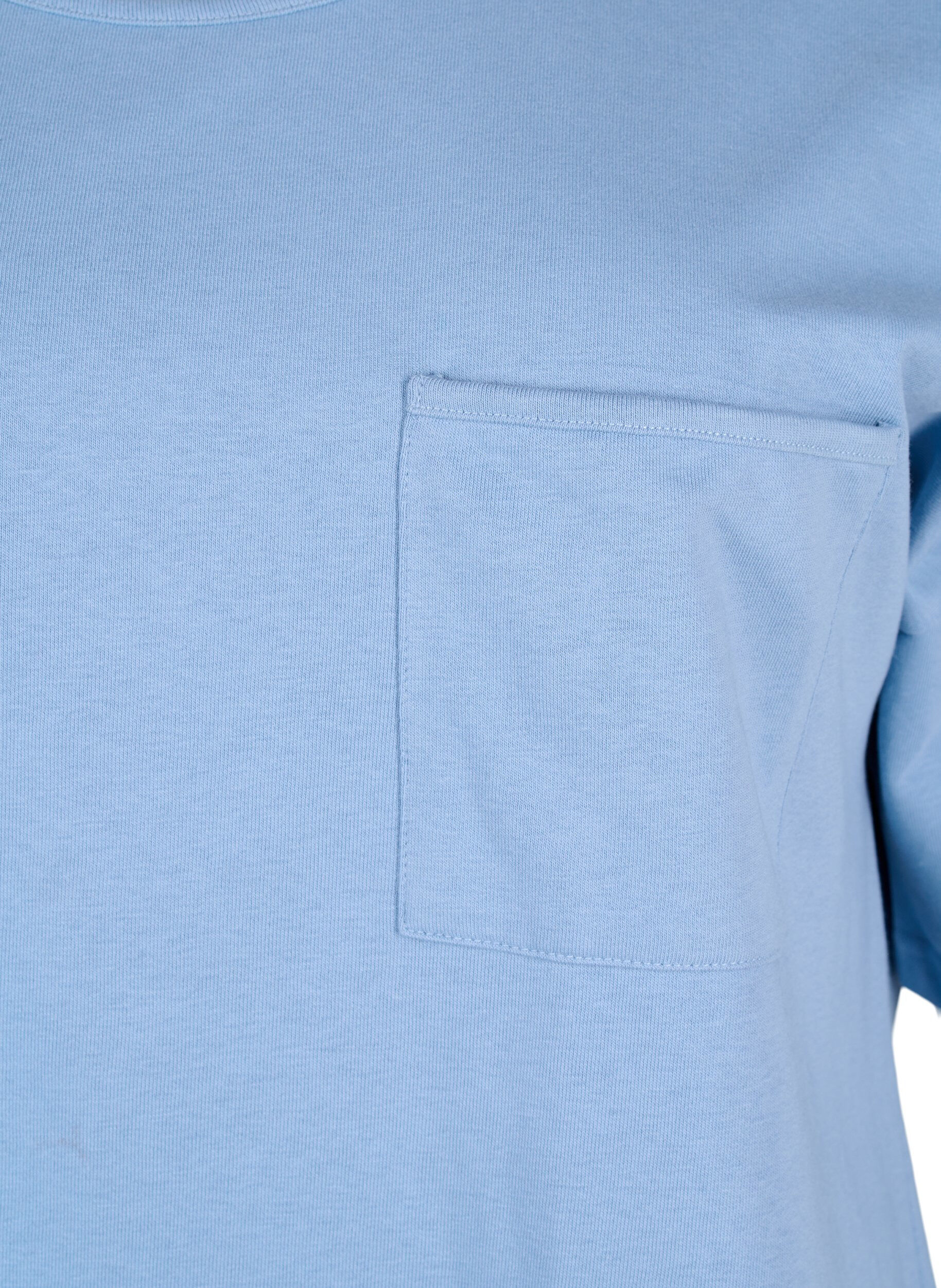 ZizziBluse mit 1/2-&Auml;rmeln, Faded Denim, Packshot image number 2