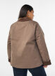 Leicht wattierte Jacke mit Cordkragen, Braun, Model image number 2