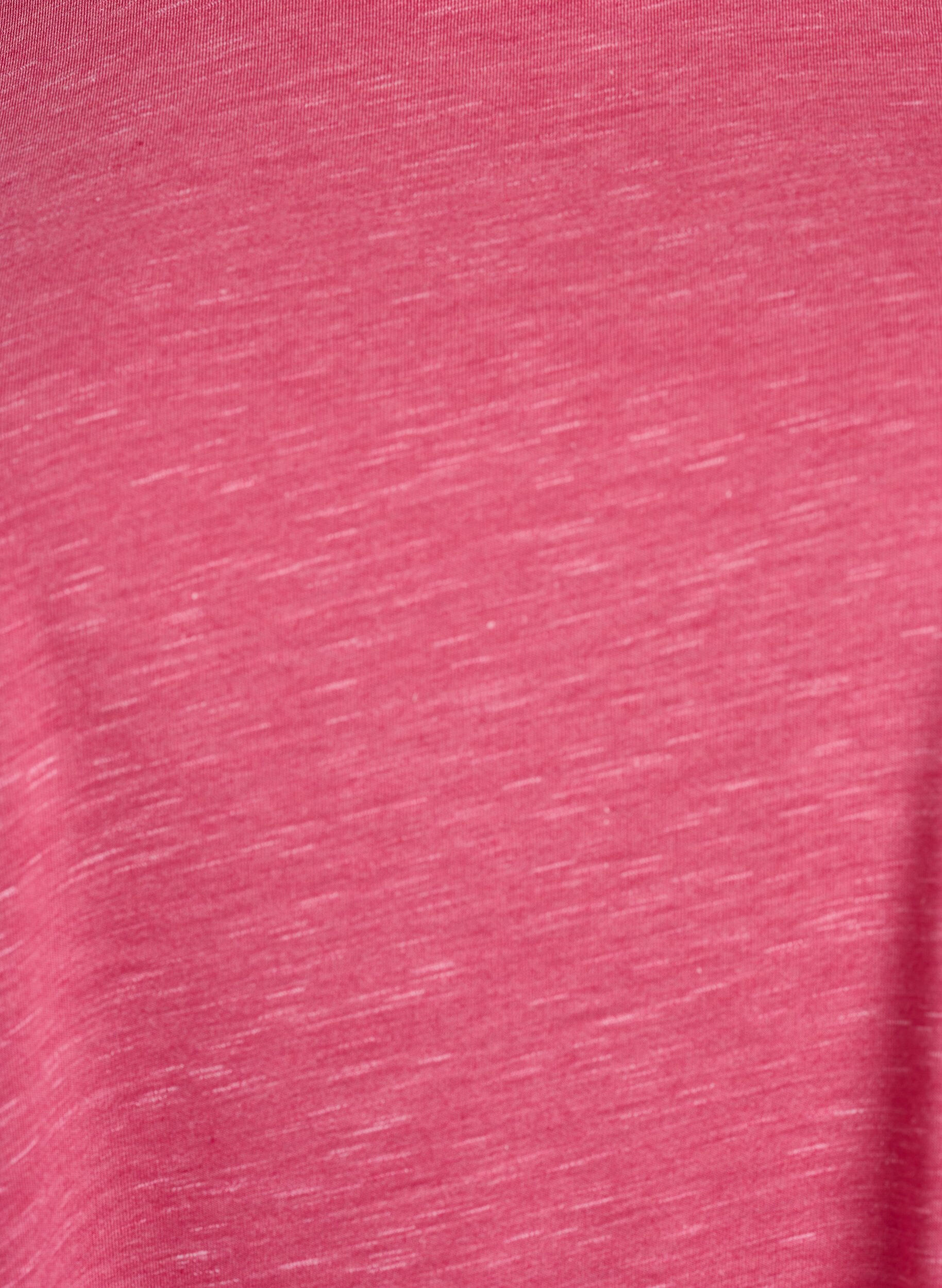 ZizziLockeres Trainingstop mit kurzen &Auml;rmeln, Pink, Packshot image number 2