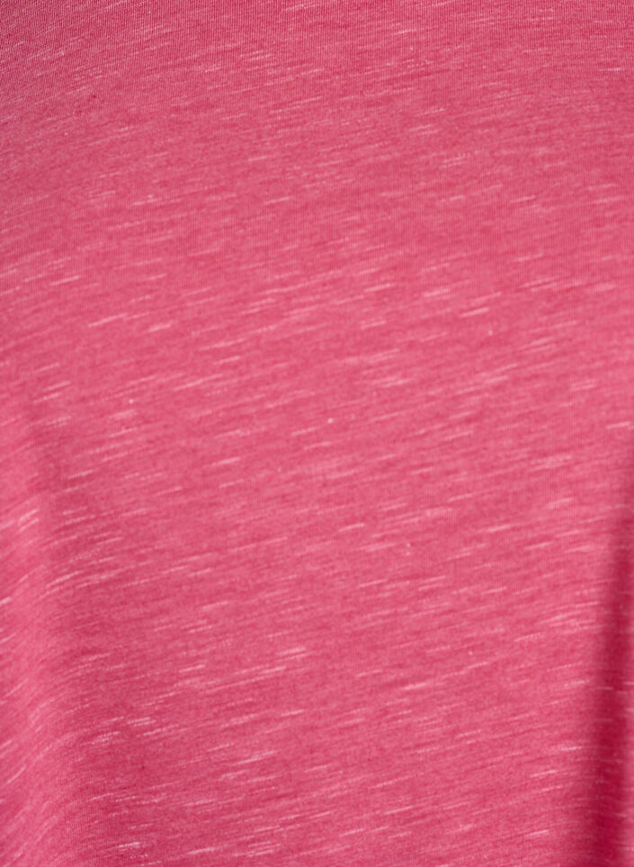 Lockeres Trainingstop mit kurzen &Auml;rmeln, Pink, Packshot image number 2