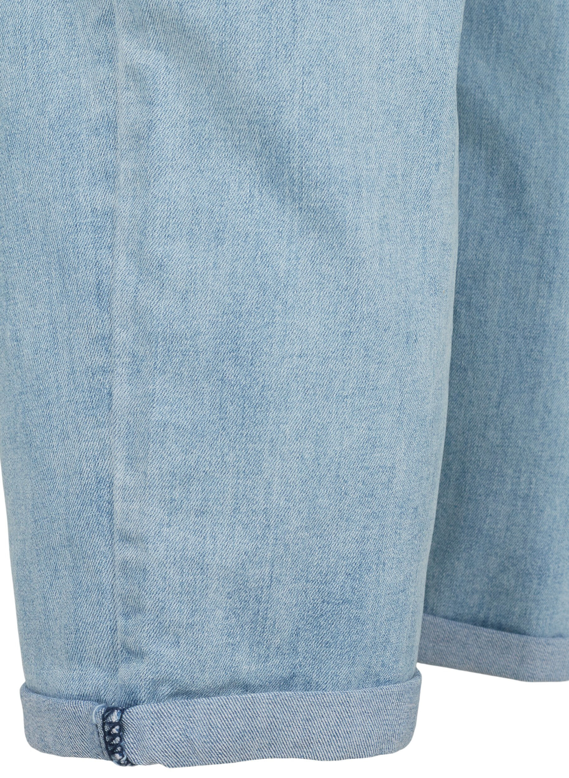 ZizziHochgekrempelte 7/8-Jeans mit hoher Taille, Blau, Packshot image number 3