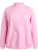 Sweatshirt mit hohem Kragen und langen &Auml;rmeln, Pink, Packshot image number 0