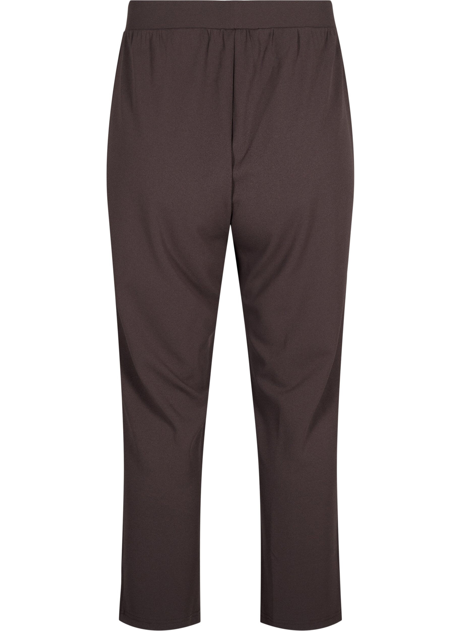 ZizziHose mit gerader Passform, Braun, Packshot image number 1